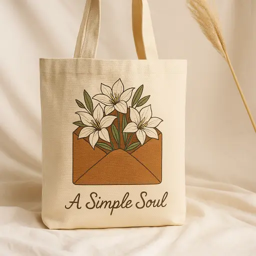 Simple Tote Bag - Lily